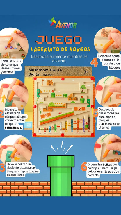 Laberinto Educativo Montessori Premiun: ¡Aléjalo de la pantalla y despierta todo su potencial!