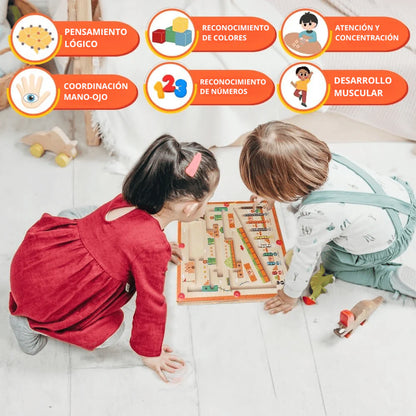 Laberinto Educativo Montessori Premiun: ¡Aléjalo de la pantalla y despierta todo su potencial!