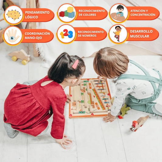 Laberinto Educativo Montessori Premiun: ¡Aléjalo de la pantalla y despierta todo su potencial!