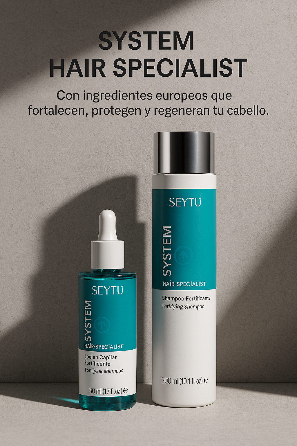 System Hair Specialist con ingredientes europeos que ayuda a combatir la micro inflamación del cuero cabelludo