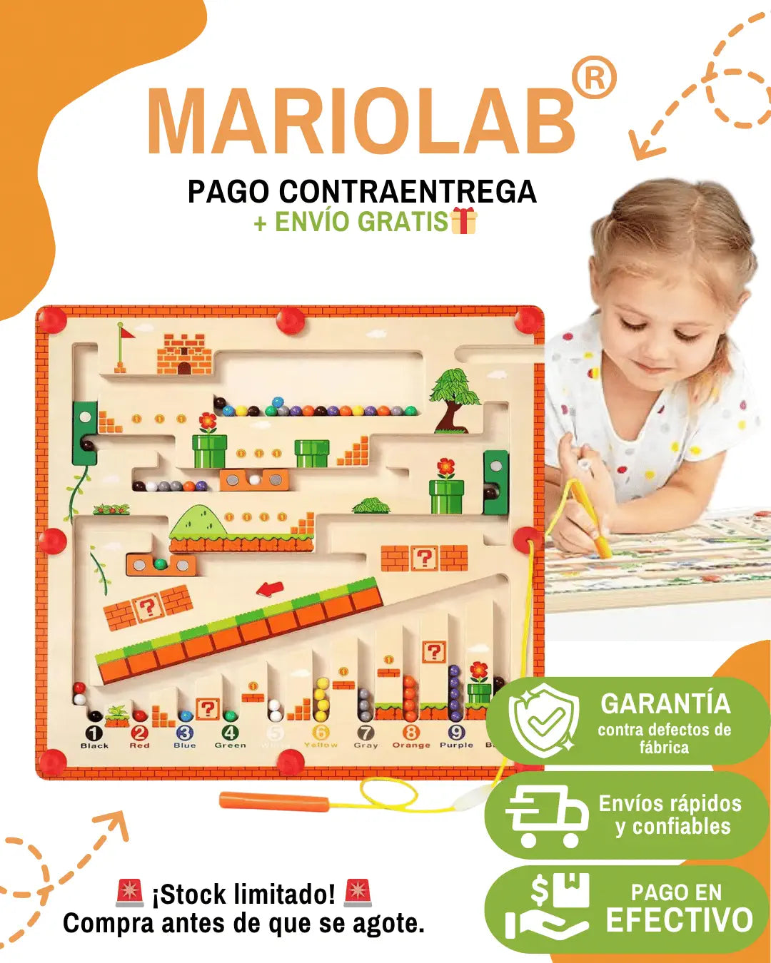 Laberinto Educativo Montessori Premiun: ¡Aléjalo de la pantalla y despierta todo su potencial!